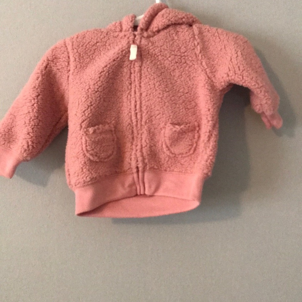 Carters Sherpa baby girl sweatshirt